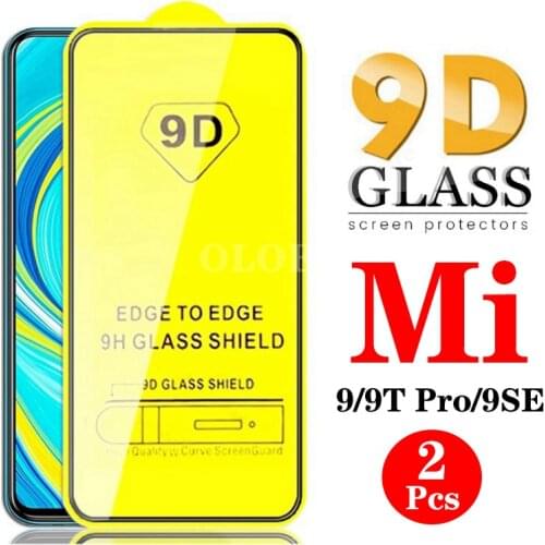 2Pcs 9D Tempered Glass For xiaomi 9 mi9 9t pro Mobile Phone Accessories Protective Glass Films on xiomi9t mi 9 se 9tpro original