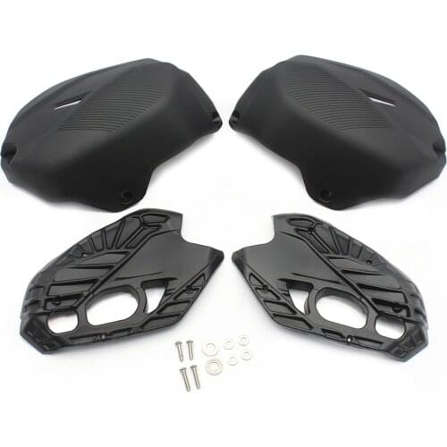 Cylinder Head Engine Cover Guards Protector For BMW R1200GS Adventure 2014 2015 2016 2017 2018 R1200R LC 15-18 Motorcycle Black
