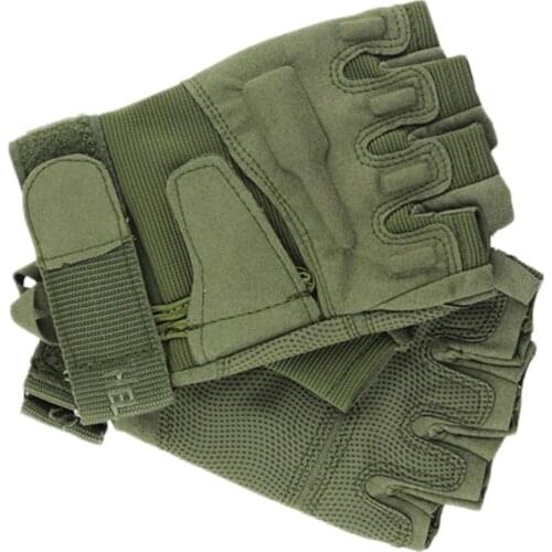 1 Pair Outdoor Half-finger Sports Fitness Riding Hand Cycling for Men (Random Color, Size XL)