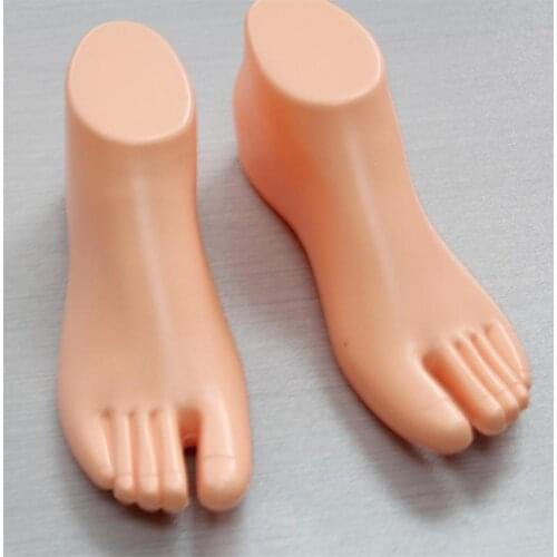 1 Pair Thong Style Female Foot Shoes Mannequin For Foot Sandal Shoe Display (Adult Feet)