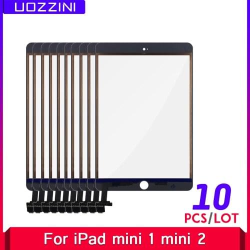 10 Pcs/Lots For ipad mini 1 mini 2 A1432 A1454 A1455 A1489 A1490 A149 Touch Glass Panel Digitizer Sensor + IC Chips