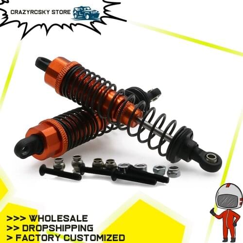 2pcs Alloy Oil Filled Type Shock Absorber for Rc 1:10 Hpi Venture Fj Cruiser Crawler Hobby Model Car part