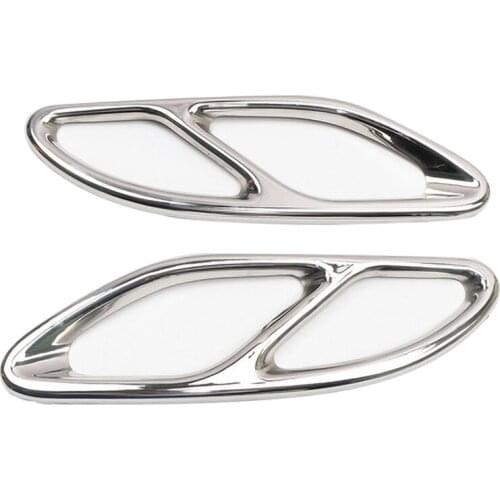Car Exhaust Pipe Muffler Tail Cover Trim for Mercedes-Benz B Series E Series New E-Class New C-Class GLC GLS GLE