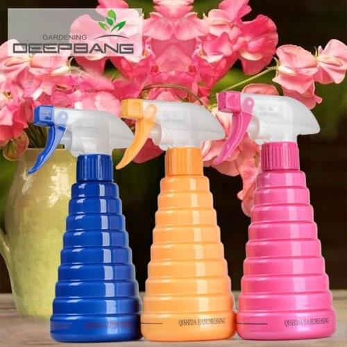 Free shipping 2pcs/lot Small garden tools watering can spray bottle pressure sprayer hand pressure small watering can 400ml