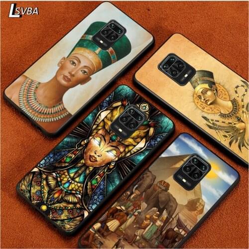 Ancient Egyptian Pharaohs for Redmi K30 K30S K30T K20 10X 9i 9 9A 9C GO 8A 8 7 6 6A 5A 4X S2 Pro Plus Ultra Black Phone Case