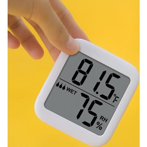 Digital Thermometer Hygrometer Living Room Baby Room LCD Display Temperature Humidity Meter Gauge