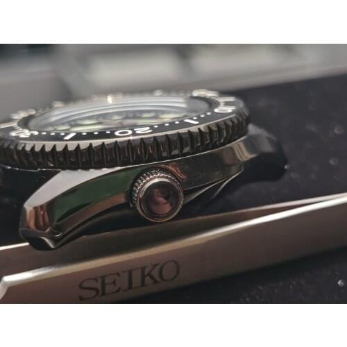 Mod Watch Parts Sapphire Stainless Steel SBDX001 monoblock Watch Case Ceramic Insert Suitable For NH35/36A Automatic Movement