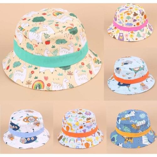 New Summer Baby Sun Hat Children Outdoor Anti Uv Protection Beach Caps Kids Boy Girl Swimming Fishermans Hat For 2-6 Years