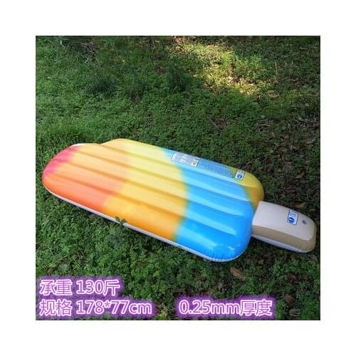 Toy summer boat Inflatable Ice Cream Shape Kid Toy Swam Outdoor Children Float Inflatable Swan Ring Summer Holiday Water Fun