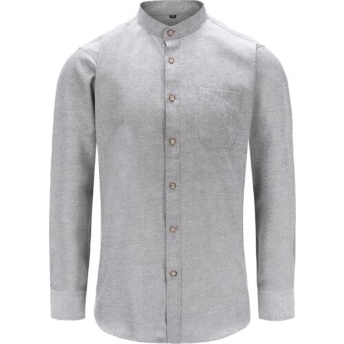 JeeToo Men's Long Shirts