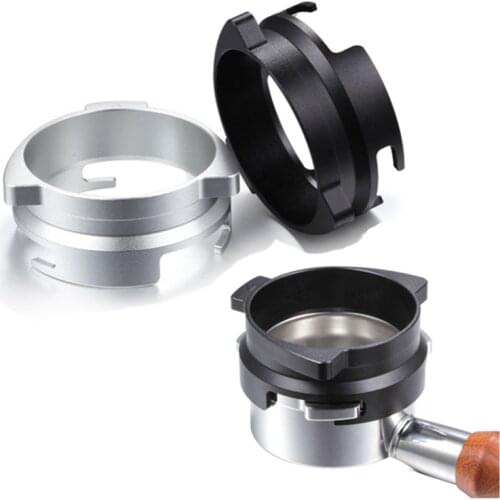 54mm Coffee Powder Receiving Dosing Ring Rotatable Aluminum Alloy Loop for Breville 8 Series Coffee Machines