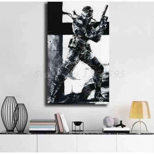 Metal Gear Solid V Wallpaper HD Wall Art Canvas Posters Prints Painting Wall Pictures for Office Living Room Home Decor Artwork