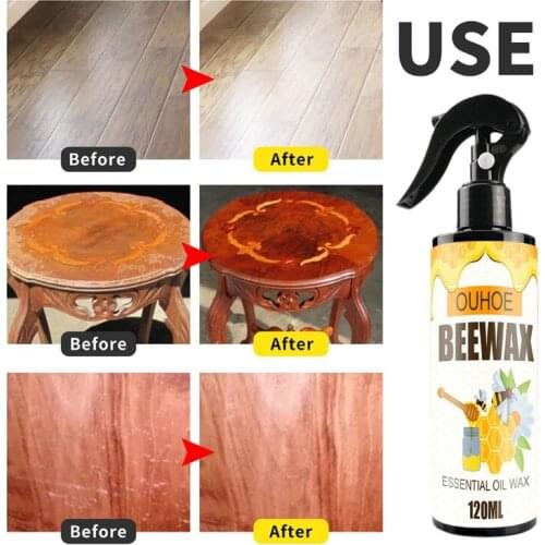 Multipurpose Beeswax Furniture Polish Wood Wax Spray for Wood Cleaner Furniture Care Oil Wax Wood Seasoning Beewax Spray