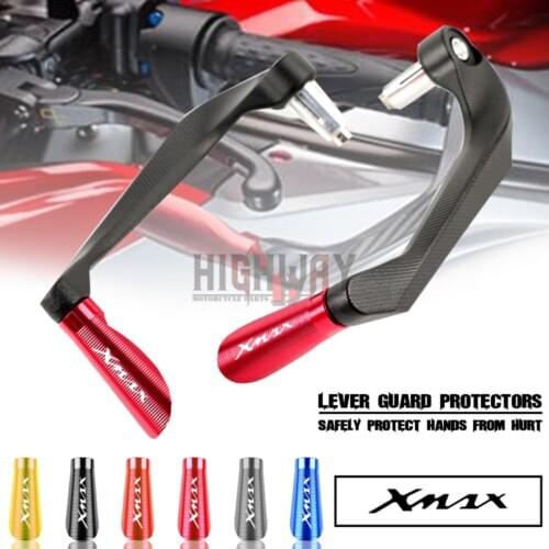 Motorcycle 7/8'' CNC Handlebar Grips Guard Brake Clutch Levers Guards Protector For Yamaha XMAX 250 300 400