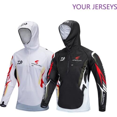 DAIWA 2022 New Brand Fishing Clothing Men Professional Fishing Shirts Long Sleeve Breathable Quick Dry Shirt 2 Colors 5 Size