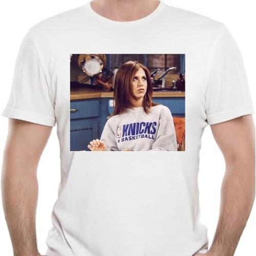 JENNIFER ANISTON KNICKS FRIENDS 90S T SHIRT TV SHOW SITCOM 90S NYK MENS S-5xl T-Shirt Men Short Sleeve Funny Top Tee Plus Size