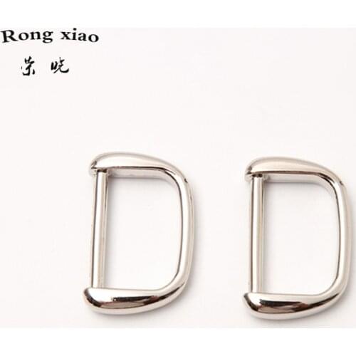 New 25 mm inner width zinc alloy D rings fashion bag hardware metal rings for handbags straps 1 inch metal hardware