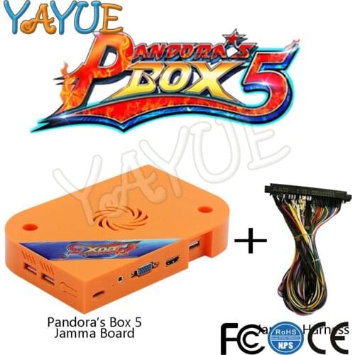 Pandora Box 5 960 in 1 Multi Arcade Jamma Game PCB with Jamma Harness HDMI / VGA Output Full HD 720P For Arcade Machine Cabinet