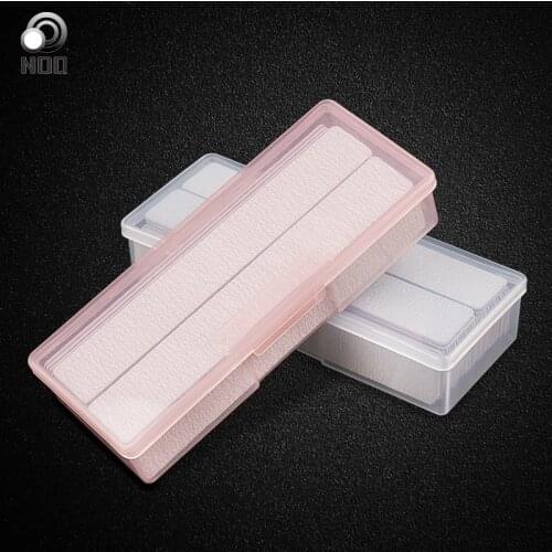 17/21 pcs Professional Nail File 100/180 Half Moon Sandpaper Nails Sanding Grinding Polishing Nail Art Manicure Care Tools