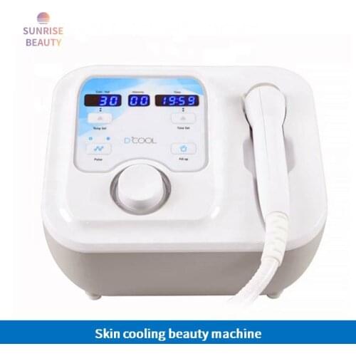Portable Dcool For Skin Tightening Rejuvenation Anti Puffiness Facial Heating Cooling And Electroporation Machine