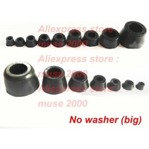 Machine Cone rubber damper no washer screw on leg tile floor pad audio Furniture Rubber Pads Conical Rubber Bumper bigger
