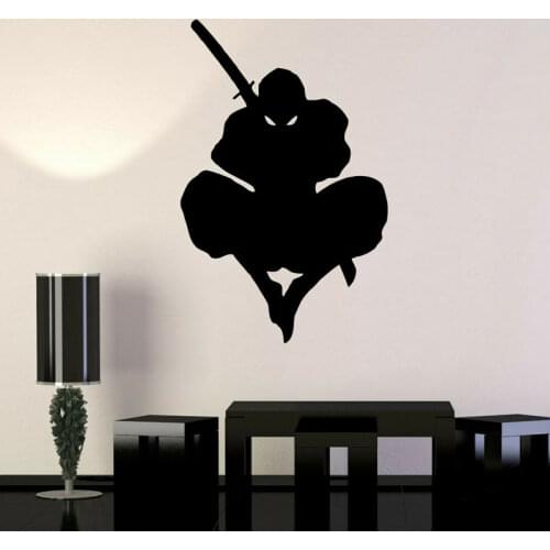 Samurai Warrior Japan Sword Assassin Ninja Wall Decals Vinyl Home Decor For Living Room Bedroom Wall Sticker Interior Mural 4049