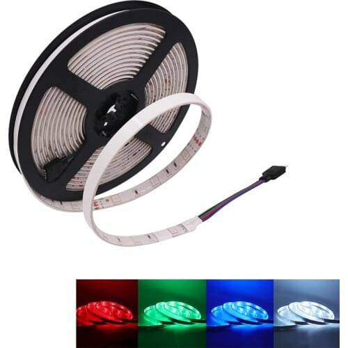 5M RGB LED Strip Light 5050 SMD 12V DC 30LED/m RGB Lights Strip Waterproof Flexible Led Tape Lights Dimmable