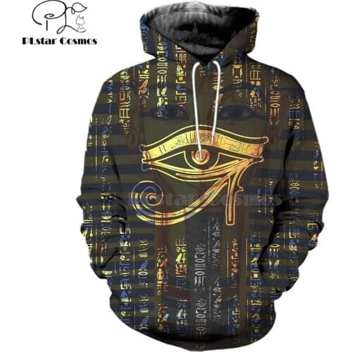 Mysterious retro ancient Horus Egypt goddess Pharaoh totem 3d hoodies/Sweatshirt Winter autumn funny long sleeve streetwear-51