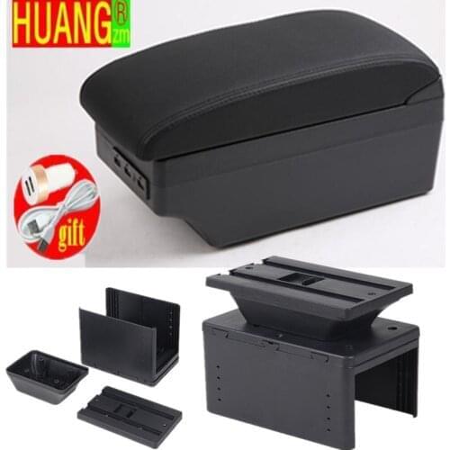 Universal car armrest box Car Arm Rest Storage Box For Renault /Opel /Ford/ Toyota Center Centre Console Rotatable Armrest