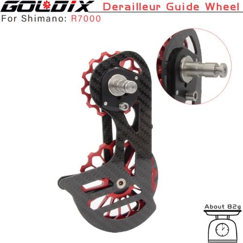 Bicycle accessories ceramic rear derailleur 17T pulley Guide Wheel for Bicycle carbon fiber 6800 R7000 R8000 R9100 R9000