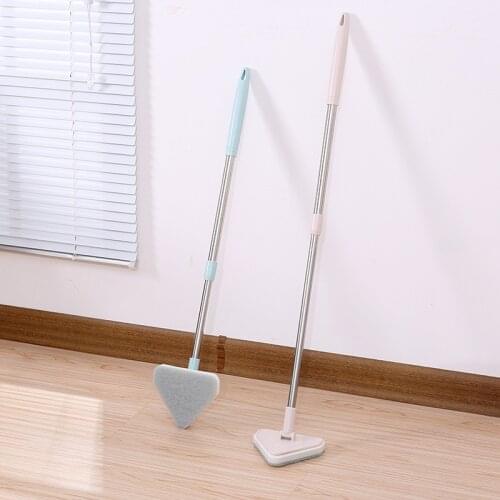 Extendable Sponge Cleaning Brushes Creative Multi-function Long Handle Soft Bathroom Tub Tile Scrubber Spin Corner Cleaner Mops