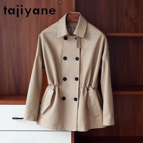 Tajiyane Women Korean Autumn Clothes Woman Real Leather Jackets Womens Genuine Sheepskin Coats Female Windbreaker Casaco TN730