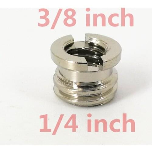 1/4" to 3/8" 1/4-3/8 Convert Screw Adapter for Tripod Head Monopod Camera PT156
