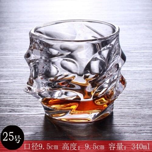1pc glass mug Glasses of wine Drinkware Beer Wine Glass Barware Crystal Glass of Whisky Drink Cup Wine Brandy Water Cup