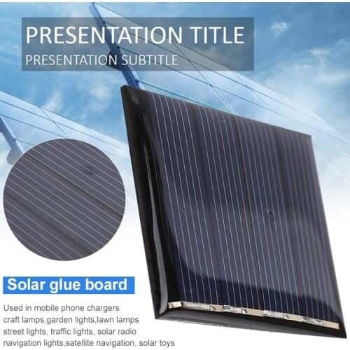 3V 0.36W Solar Cell Panel DIY 3V 0.36W 120MA Solar Panel Silicon Toy Battery 3V 0.36W Solar Panel Sun Nano