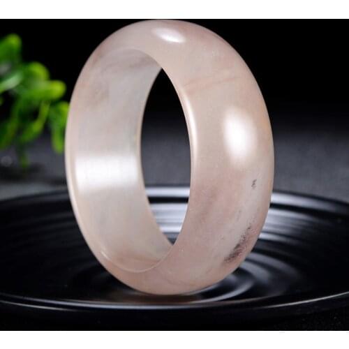 2020 Hot salereal Natural wide pink jade bracelet bangle women real gold hetian jade bangles jade jewelry jadeite jade jewelry