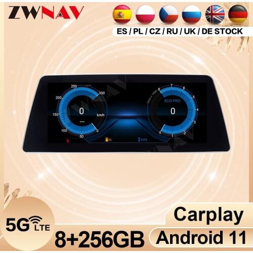 256G Android 11 Screen For BMW 5GT 53.5GT 540GT 520 525 523 Series G30 2018 Auto Audio Radio Receiver GPS Video Player Head Unit