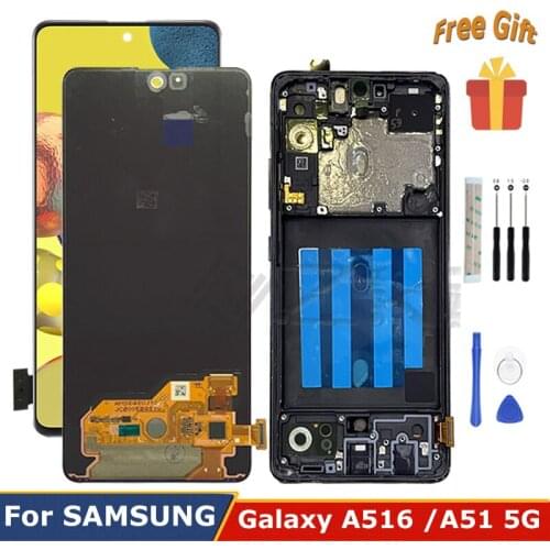 6.5'' A516 Amoled For Samsung Galaxy A51 5G LCD Display A516U Touch Screen Digitizer Assembly A516F A51 A516B With Repair Parts