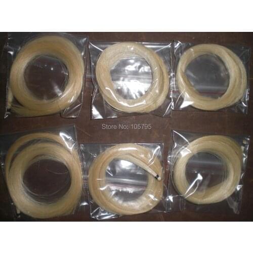 6 Hanks Quality Mongolia Stallion Bow hair 6gram/hank in 32 inches