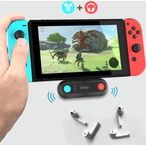 Wireless Dual Bluetooth Audio Adapter Converter Transmitter Headset Earphone Receiver Dock for Nintend Switch & NS-Lite Console