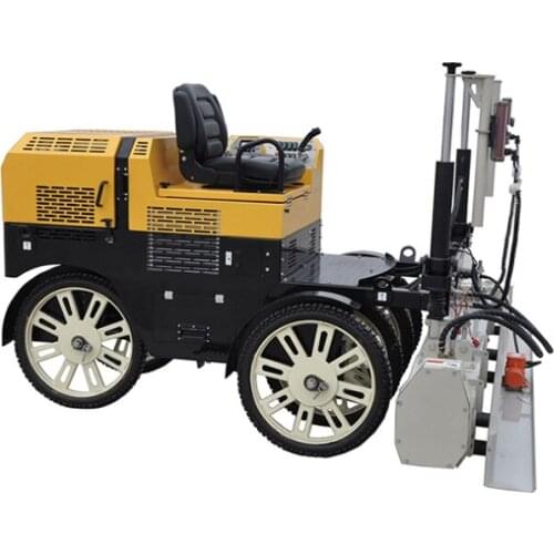 Ride On Concrete Construction Laser Screed Flooring Machine Hydraulic Drive Motor