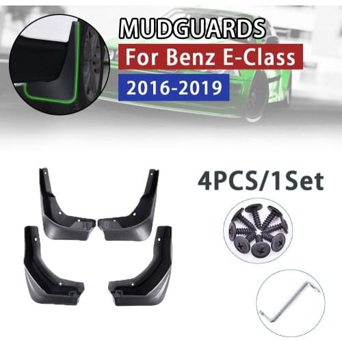 Car Mudflap for Mercedes Benz E-Class E Class W213 2016 2017 2018 2019 Fender Mud Guard Flaps Splash Flap Mudguards Accessories