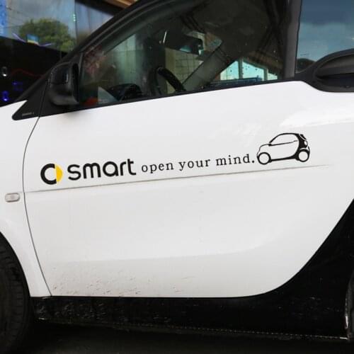 For Smart Fortwo Forfour 453 451 450 Crossblade Cabrio City-Coupe Roadster Coupe Forjeremy Car Styling Emblem Car Stickers