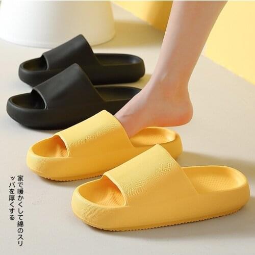Home slippers women summer indoor wear non-slip mute deodorant couple bathroom bath soft bottom mens sandals and slippers
