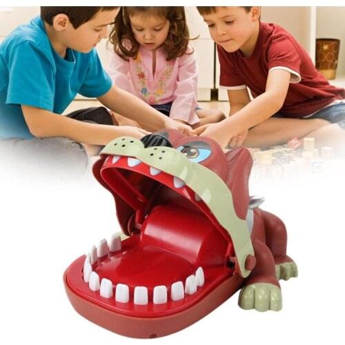Hot sale Mouth Dentist Bite Finger Toy Large Crocodile Pulling Teeth Bar Games Toys Kids Funny Toys For Children Gifts игрушки