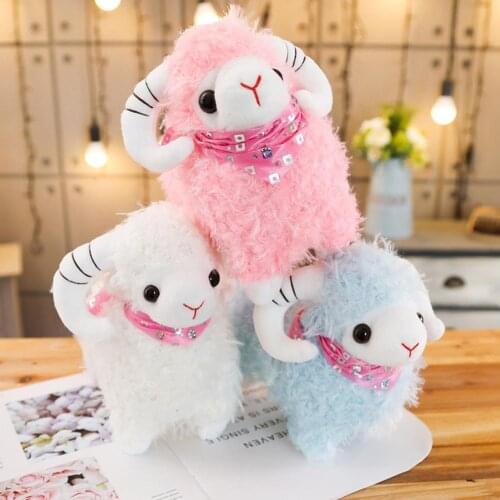 20/25cm Lovely Plush Lamp Sheep Animal Soft Stuffed Doll Home Bed Sofa Home Car Decor Toy Wedding Gift for Girls And Children