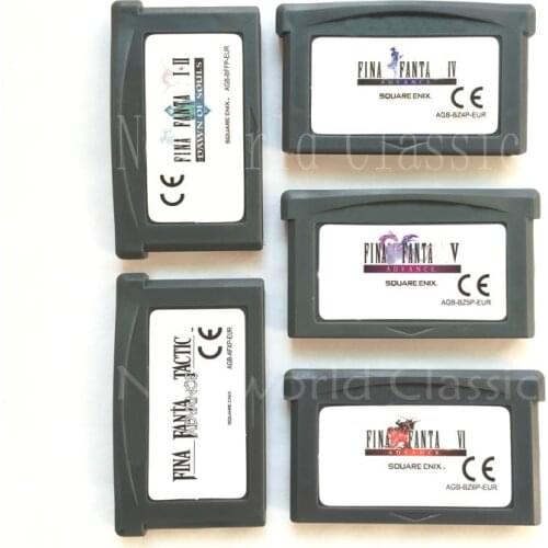 FinaFanta Series for 32 Bit EU Version Video Game Cartridge Console Card for ENG/FRA/DEU/ESP/ITA Language