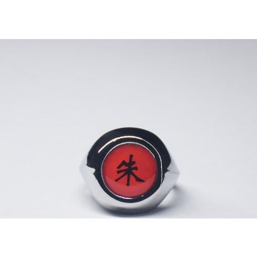 Red Cloud Anime Cosplay Ring zhu hunter X hunter Pain Metal Finger Adult Ninja Props Accessories Cool Stuff Gift Women Rings