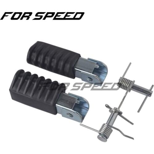 Motorcycle Left & Right Footrest Foot Rest Pedal Pegs for Yamaha PW50 PW80 PW 50 80 Dirt Pit Bike Motorbike ATV Quad