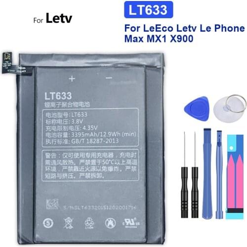LT633 For LeEco Letv Le Phone Le Max MX1 X900 3400mAh Mobile Phone Replacement Battery